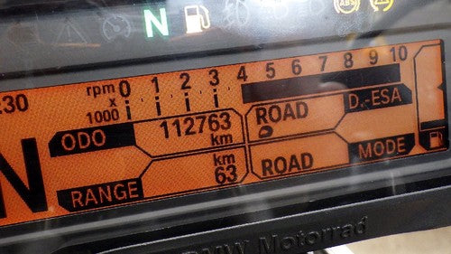 BMW R1200R LC Instrument Cluster Meter ECU Main Switch