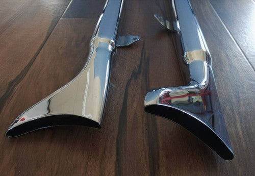 Bassani Indian Scout Slip-On Muffler Chrome Fishtail 8S17E 2015-2016