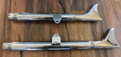 Bassani Indian Scout Slip-On Muffler Chrome Fishtail 8S17E 2015-2016