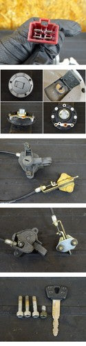 Yamaha XJR1300 RP01J RP03J Ignition Key Set Top Bridge