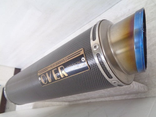 OVER GP-Performance Kawasaki ZX14R ZZR1400 Titanium Carbon Slip-On Muffler