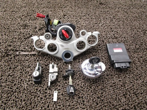 Yamaha SR400 Top Bridge Main Ignition Key Set ECU RH03J FI
