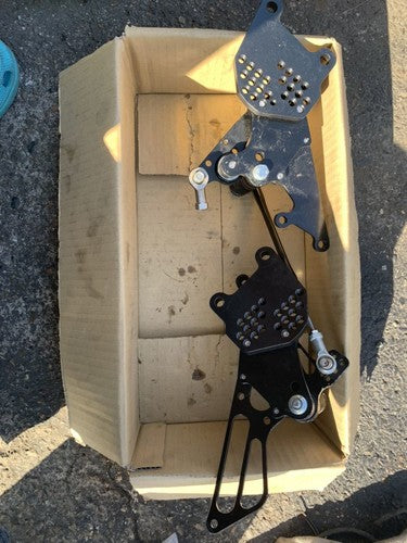 Baby Face Kawasaki ZX10R ZXCE Rearsets Left Bent