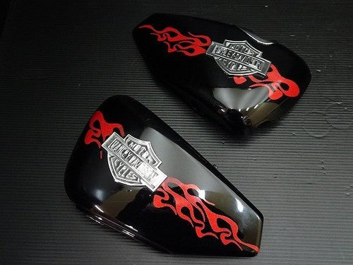 Harley-Davidson XL883L-I CR2 Side Cover Set 2010