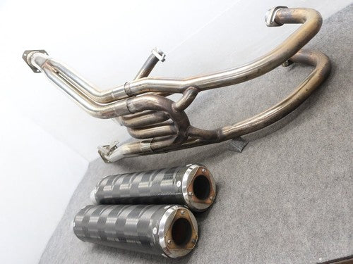 SP Takao Yamaha V-MAX 1200 2WE Full Exhaust System Stainless Steel Carbon