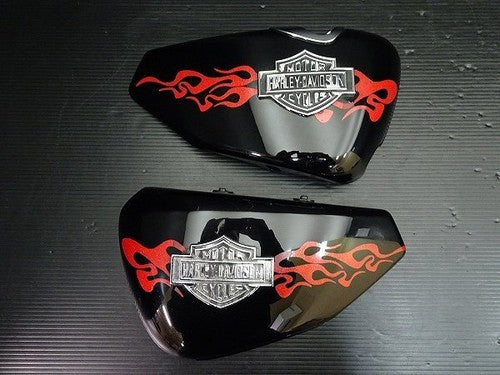 Harley-Davidson XL883L-I CR2 Side Cover Set 2010