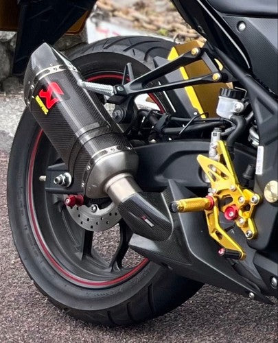 Akrapovic Slip-On Muffler Yamaha YZF-R25 MT25 YZF-R3 MT03 Carbon