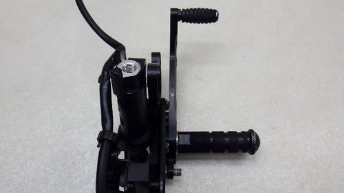 Striker Yamaha XSR900 RN56J Rearsets with Master Cylinder