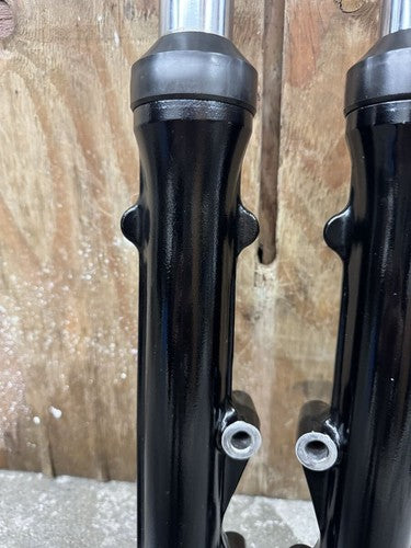 Kawasaki Z400FX E1-3 Genuine OEM Front Fork Suspension Left Right Set