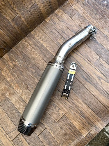 LCI Slip-On Muffler Hexagon Honda CB1300 SC54 2006