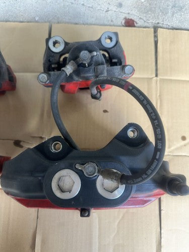 Toyota Crown Athlete ADVICS Brake Caliper Set 4pc Red GRS214 OEM