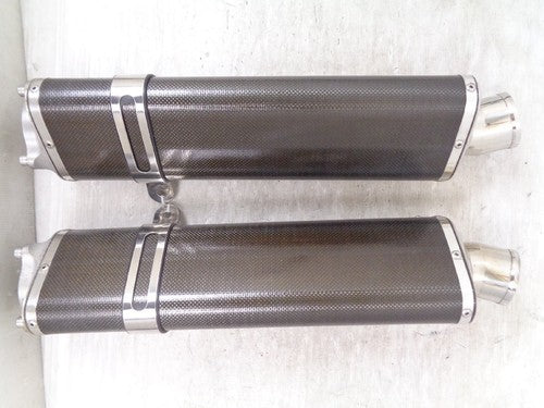 Yoshimura Tri-Oval Cyclone Suzuki GSX1300R Hayabusa GW71A 99-07 Slip-On Muffler