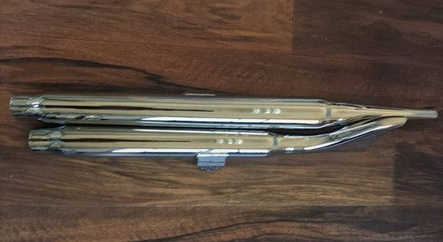 Bassani Indian Scout Slip-On Muffler Chrome Fishtail 8S17E 2015-2016