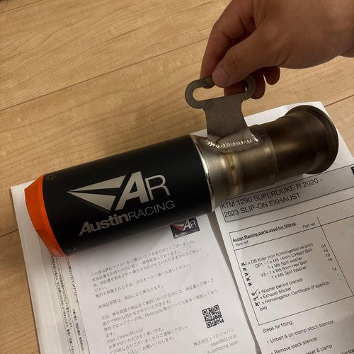 Austin Racing Slip-On Muffler KTM 1290 SuperDuke