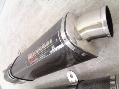 Yoshimura Tri-Oval Cyclone Suzuki GSX1300R Hayabusa GW71A 99-07 Slip-On Muffler