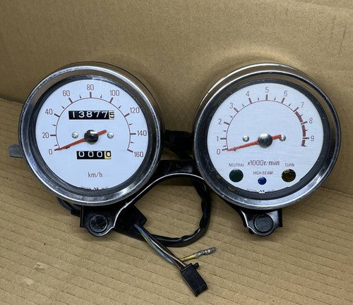 YAMAHA SR400 Genuine OEM Speedometer Tachometer Instrument Cluster