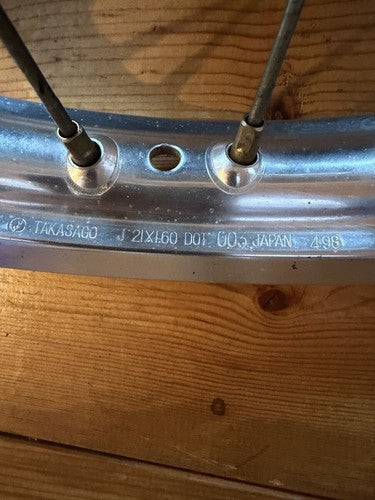 Honda XR600R OEM Hub MN1 Takasago Excel Wheel Set Front Rear