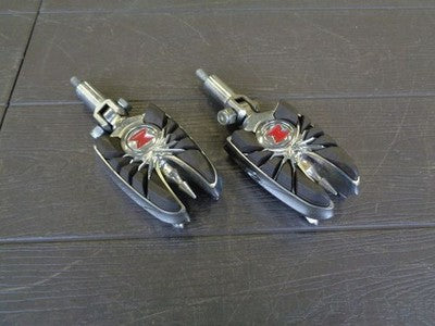 Harley-Davidson Kuryakin Window Footpegs Left Right Set Mount