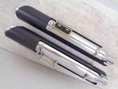 Vance & Hines Twin Slash Slip-On Muffler Harley M8 Softail 2018-2023