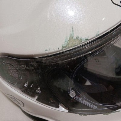 SHOEI GT-Air II White Motorcycle Helmet Used