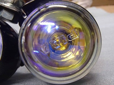 PIAA 002 Round Fog Lamp H3 35W 50mm Yellow Pair Relay Harness