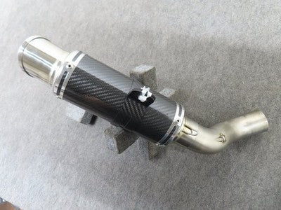 LCI Slip-On Exhaust Kawasaki Z900 2020+ Stainless Steel Carbon