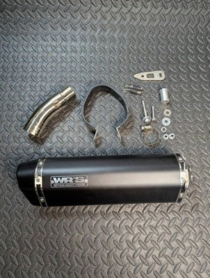 WR'S Kawasaki Ninja 400 8BL-EX400L Slip-On Silencer JMCA