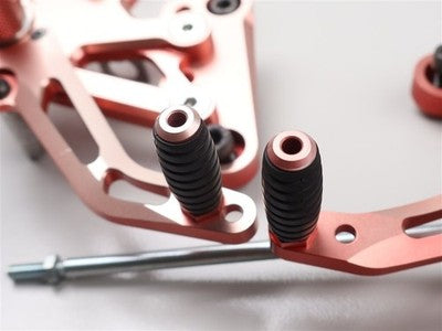 Striker Honda CBR650R RH03 Rearset Kit Red Anodized 2021