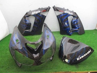 Kawasaki ZX-6R 2005-2006 Upper Fairing Sidecover Tank Cover Set