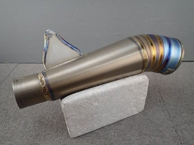 Asahina Racing Yamaha YZF-R1 15- GP Megaphone Slip-On Muffler Titanium