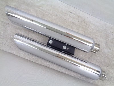 Vance & Hines Twin Slash Slip-On Muffler Harley-Davidson Softail FLSTN FLSTSB