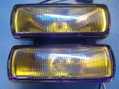 PIAA 1500 Square Fog Light Set H3 Halogen Multi-Coat Lens