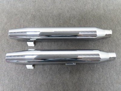 S&S Steel Slip-On Muffler Harley Softail FLSTFB FLSTF FXSTD 07-17