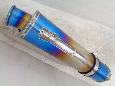 ARuz TSR Honda VFR800F RC79 VFR800X RC80 14-20 Titanium Slip-On Muffler
