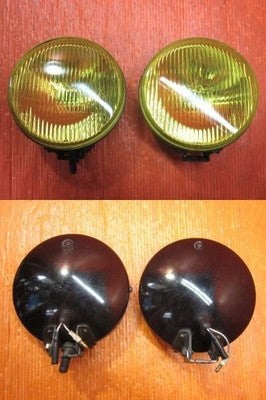 PIAA SUPER 4x4 Yellow Fog Light 150mm Round Vintage Rally