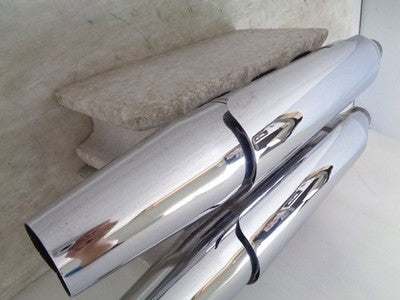 Harley-Davidson Softail FLSTFB FLSTF FXSTD 07-16 OEM Slip-On Muffler