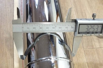 Harley-Davidson 3.25 inch Chrome Cigar Silencer Shovelhead FLH FLSTS