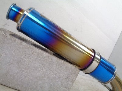 ARuz TSR Honda VFR800F RC79 VFR800X RC80 14-20 Titanium Slip-On Muffler