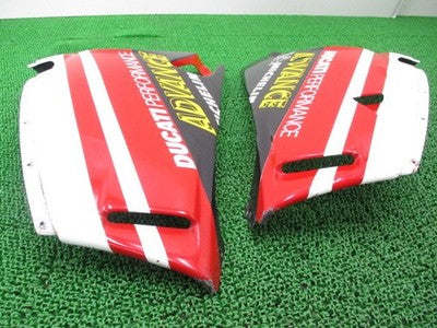 Ducati 748 916 996 Carbon Racing Lower Fairing Set Red Black