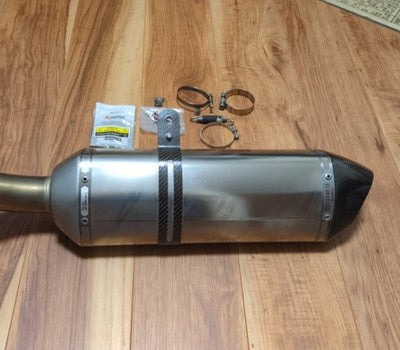 Akrapovic Titanium Slip-On Muffler Yamaha FZ8 FEZER8 Carbon