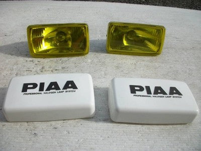 PIAA Yellow Fog Lens Cover Left Right Set Used