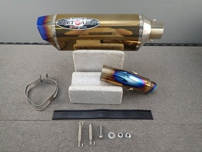 BEET Kawasaki ZX-6R 13-23 Titanium Slip-On Muffler JMCA