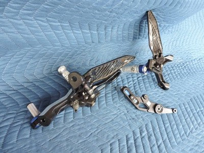 BMW S1000RR Genuine OEM HP Rearset Kit 2019-2022