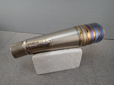 Asahina Racing Yamaha YZF-R1 15- GP Megaphone Slip-On Muffler Titanium