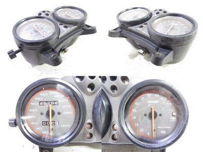 Ducati Monster S4 M400 Genuine Instrument Cluster ECU CDI Key Set Red
