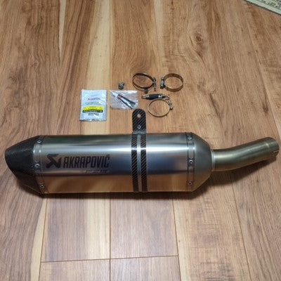 Akrapovic Titanium Slip-On Muffler Yamaha FZ8 FEZER8 Carbon