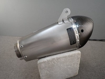 Yoshimura Alpha Kawasaki ZX-6R 09-25 Carbon Slip-On Muffler