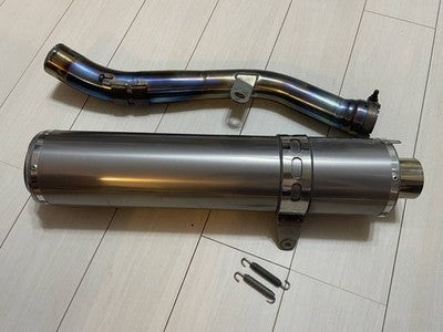 BEET New NASRERT-R Kawasaki 1400GTR Titanium Slip-On Muffler JMCA