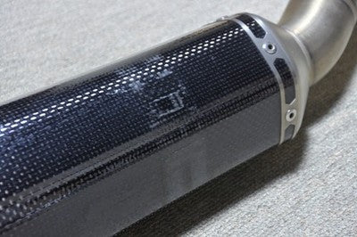 Akrapovic Carbon Slip-On Muffler Kawasaki Ninja ZX-6R 636 2009-