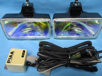 PIAA60 Square Lamp Body Harness Set Ion Spot H3 12V 110W Vintage